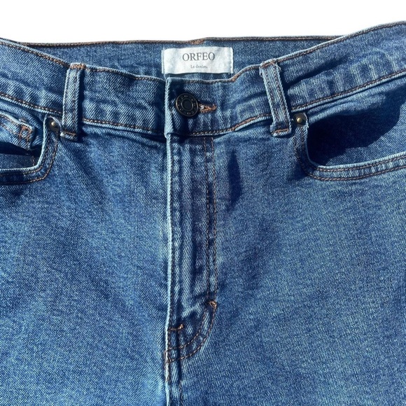 Medium blue wash bootcut women’s jeans by ORFEO Lina size 26 - Picture 4 of 6